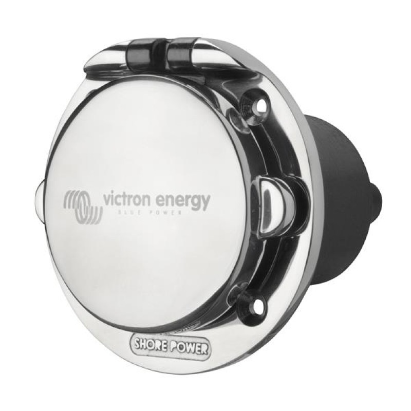 Capac din otel inoxidabil pentru alimentare Victron Energy Shore 32A Capac din otel inoxidabil pentru alimentare Victron Energy Shore 32A - Panouri Fotovoltaice